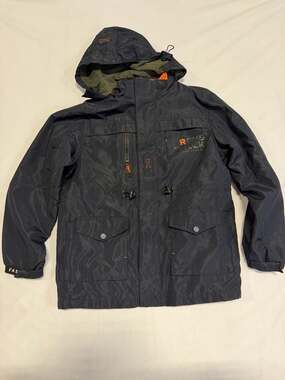 Rough Stock Men's Outdoor Military Utility Jacket Blue Size XL